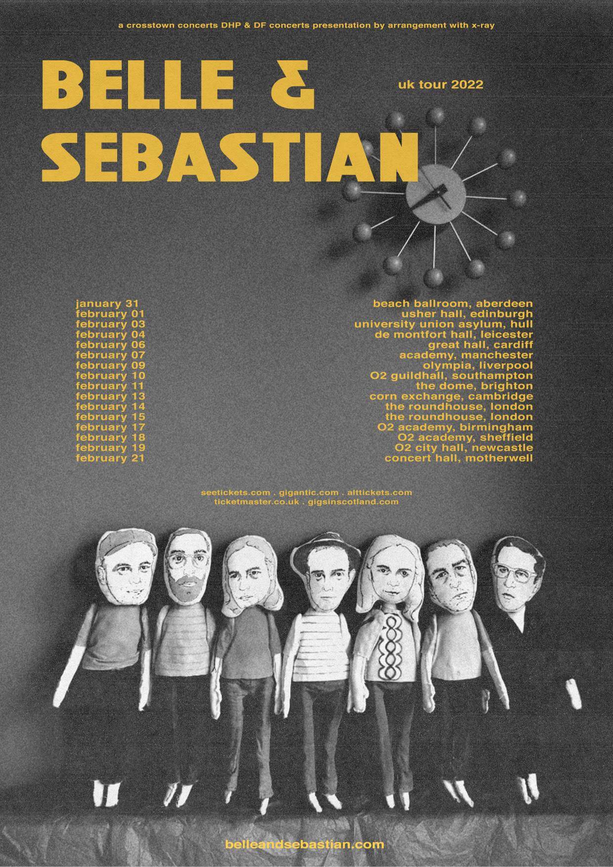 Belle & Sebastian UK tour 2022