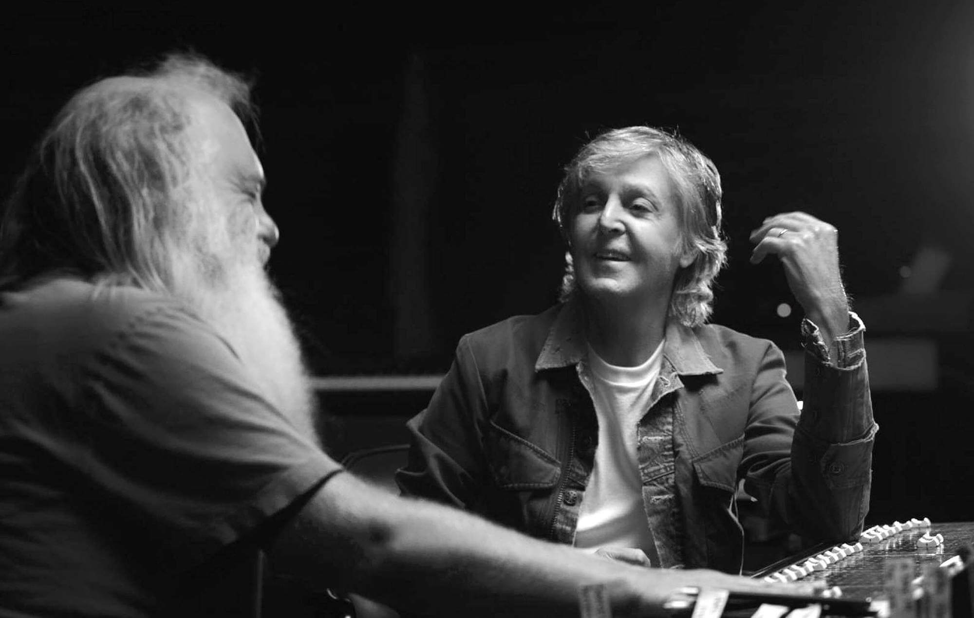 Rick Rubin and Paul McCartney