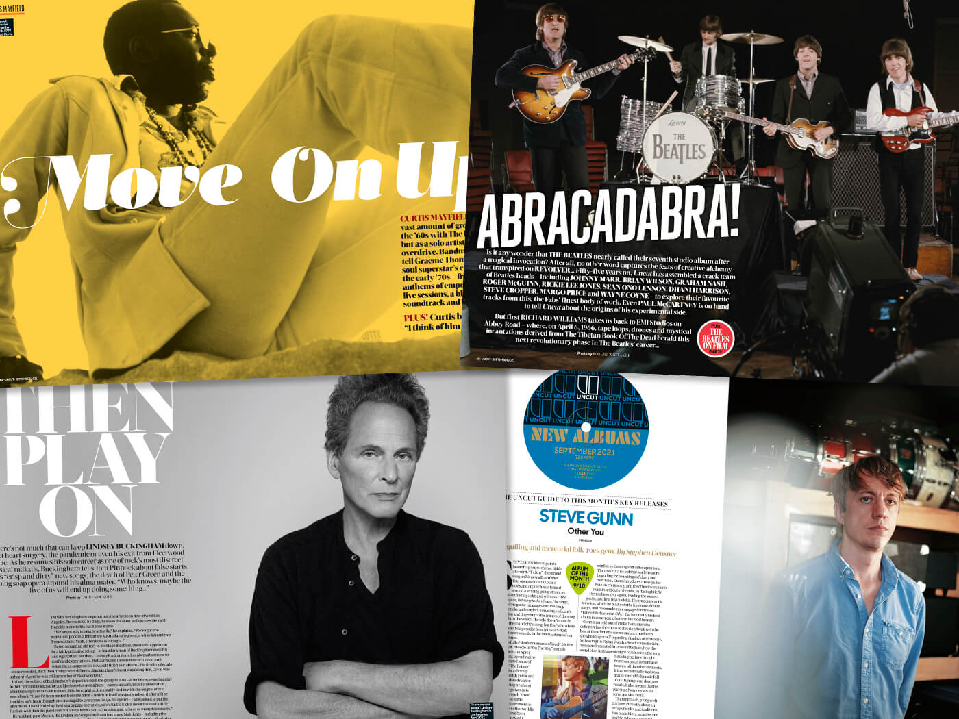 Welcome to the new Uncut: The Beatles, Lindsey Buckingham, Curtis Mayfield and more