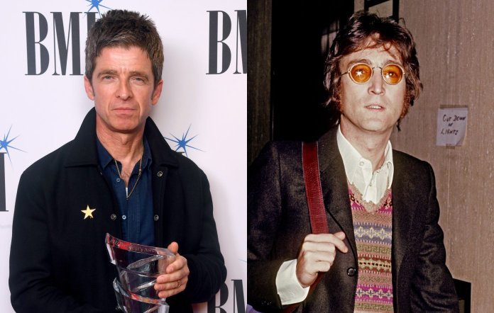 Noel Gallagher and John Lennon