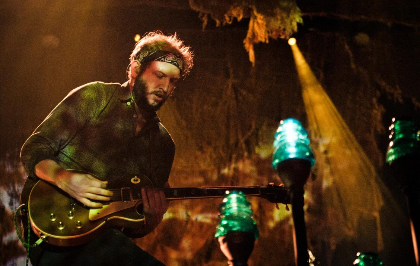 Justin Vernon of Bon Iver performing live