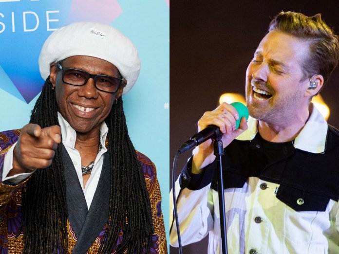 Ricky Wilson Kaiser Chiefs working with Chic's Nile Rodgers