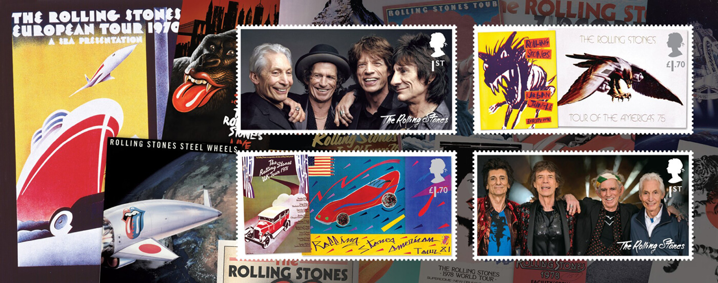 The Rolling Stones Miniature Sheet Pack