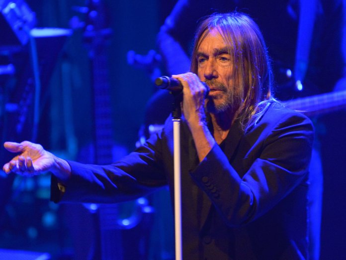 Iggy Pop performing live onstage in 2019