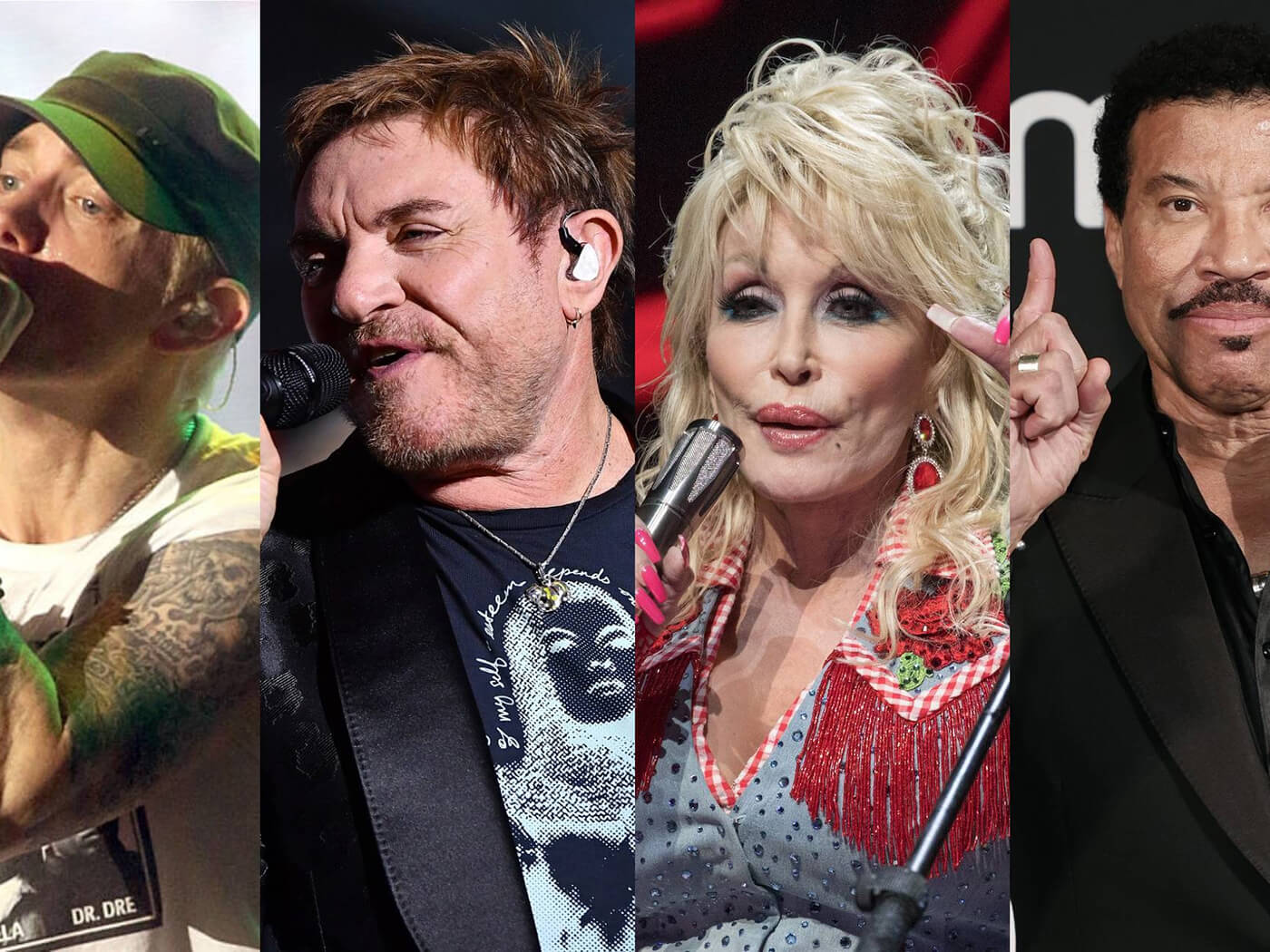 Eminem, Duran Duran, Dolly Parton et Lionel Richie seront intronisés au Rock Hall 2022