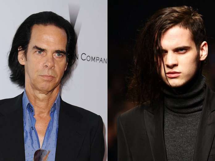 Nick Cave and his son Jethro