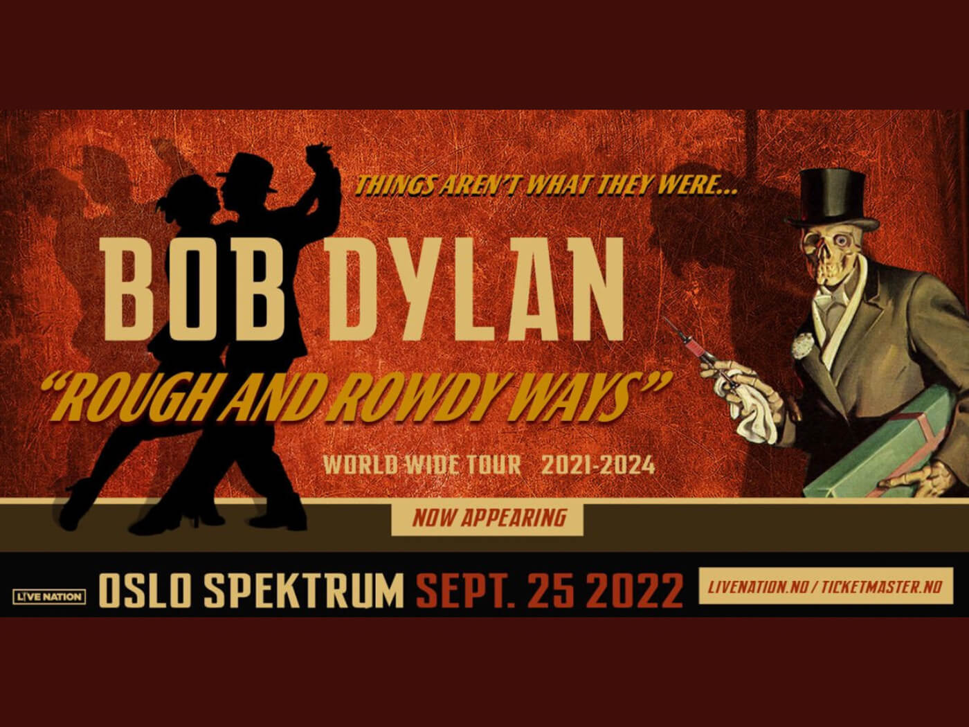 Bob Dylan’s European Rough And Rowdy Ways Tour begins!