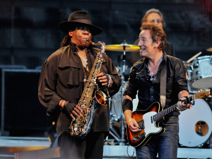 Clarence Clemons and Bruce Springsteen