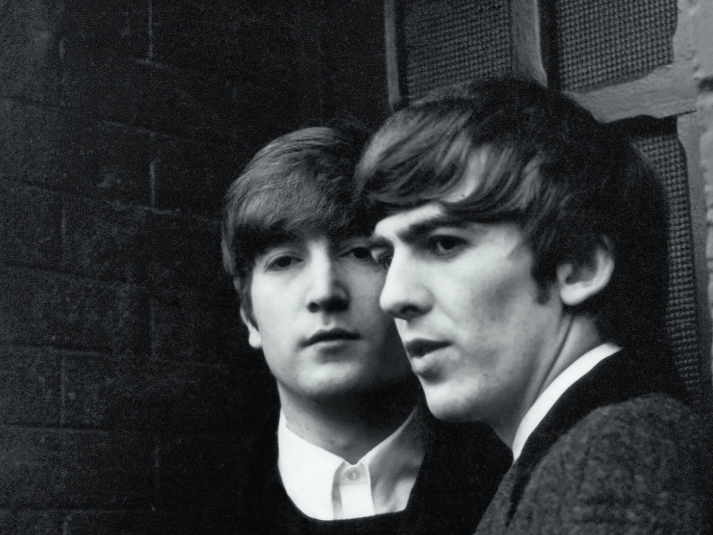 a black and white image from Paul McCartney's new photography book '1964: Eyes Of The Storm'