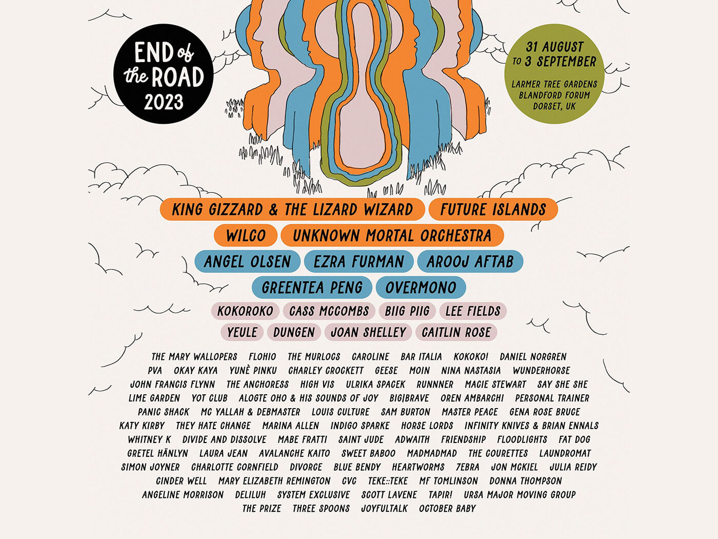 Wilco, King Gizzard & The Lizard Wizard, Angel Olsen, Unknown Mortal Orchestra and more for End Of The Road Festival 2023