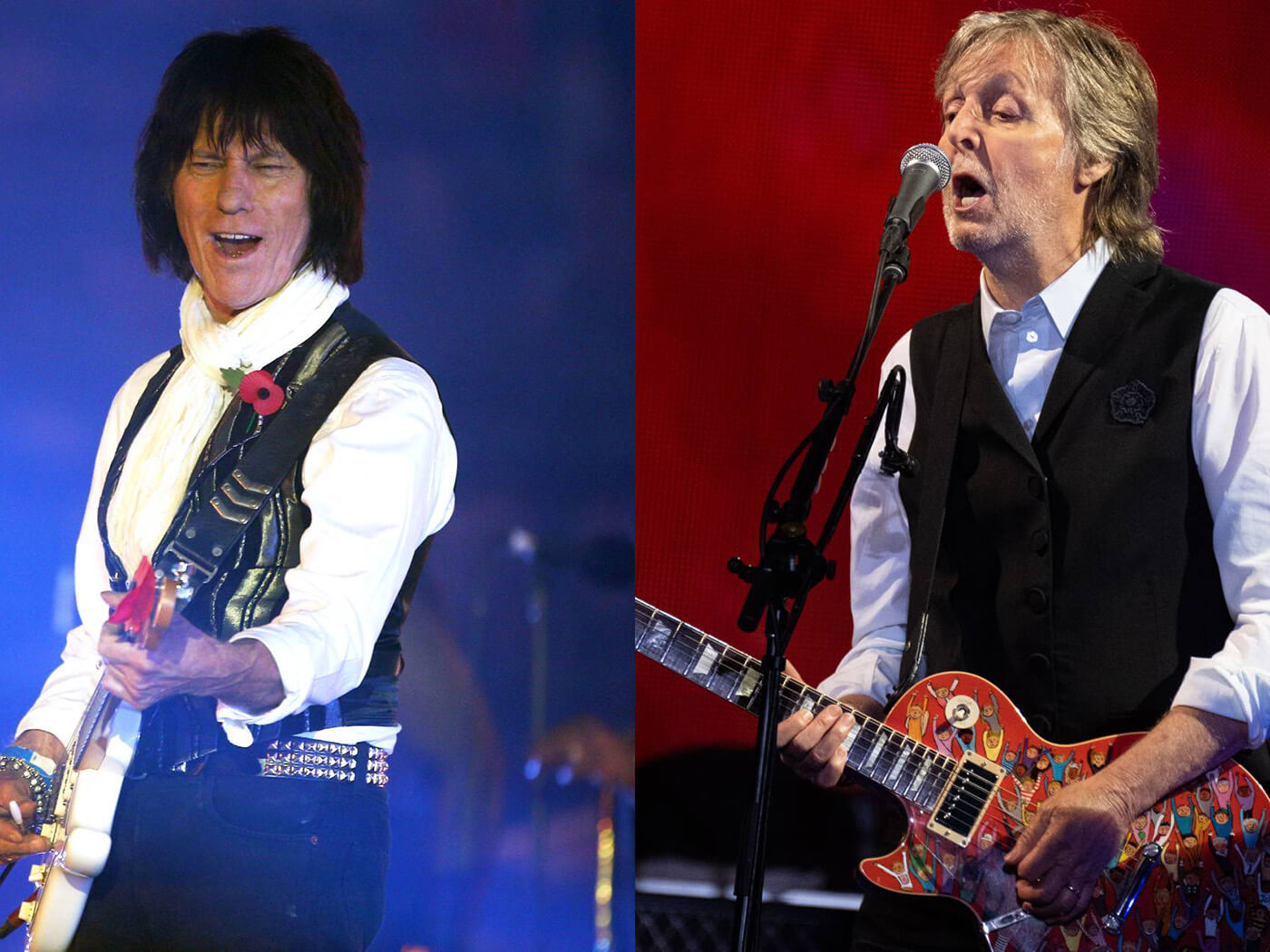 Jeff Beck and Paul McCartney