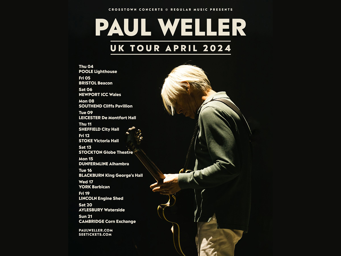 paul weller tour set list