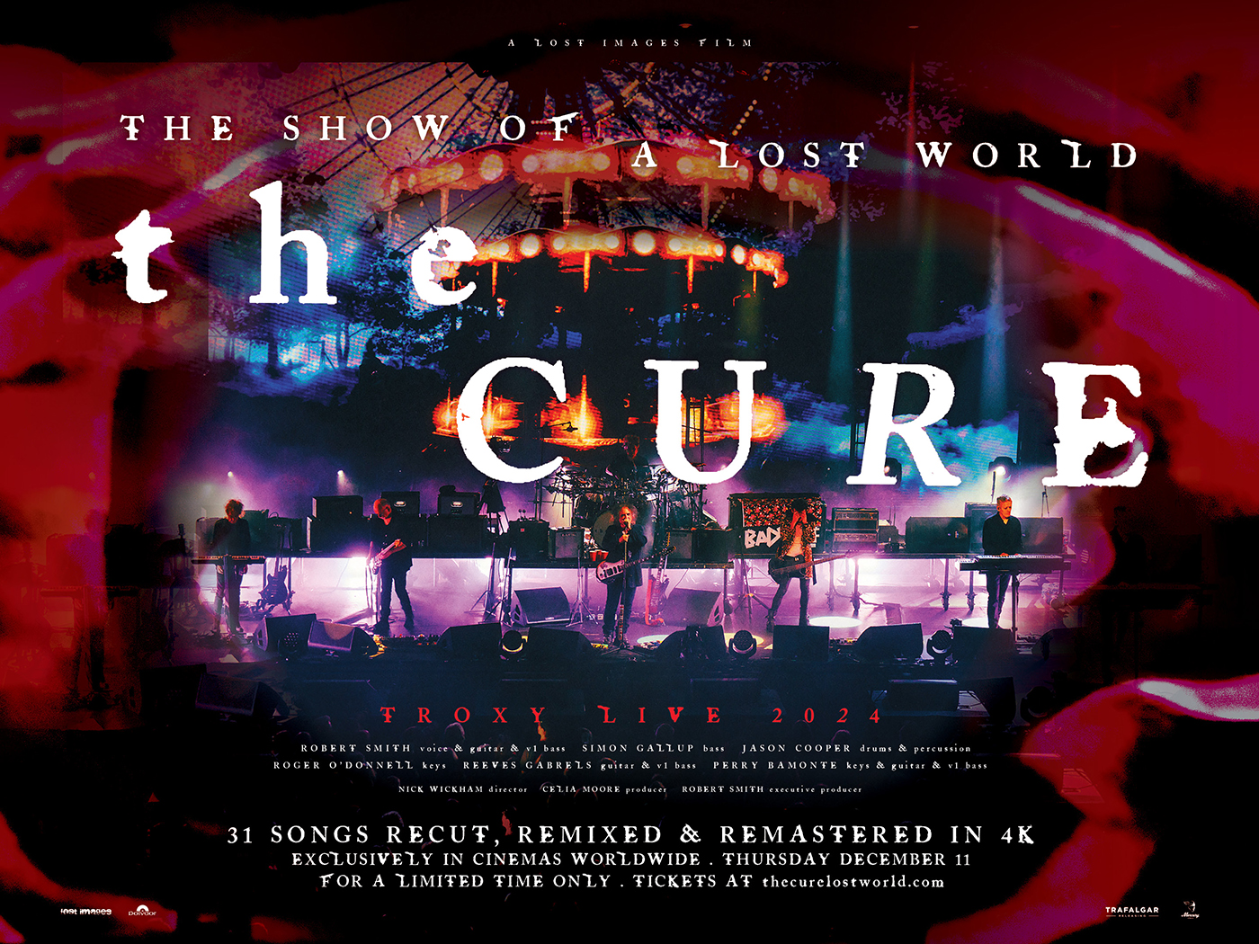 The Cure announce new concert film, The Cure: The Show Of A Lost World
