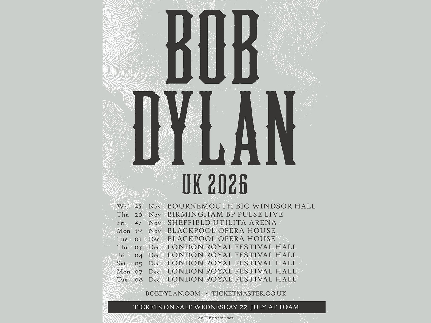 Bob Dylan dates